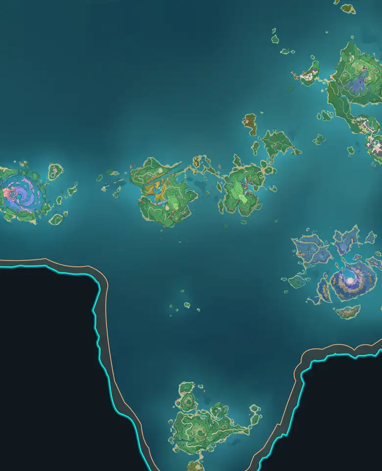 Inazuma Map